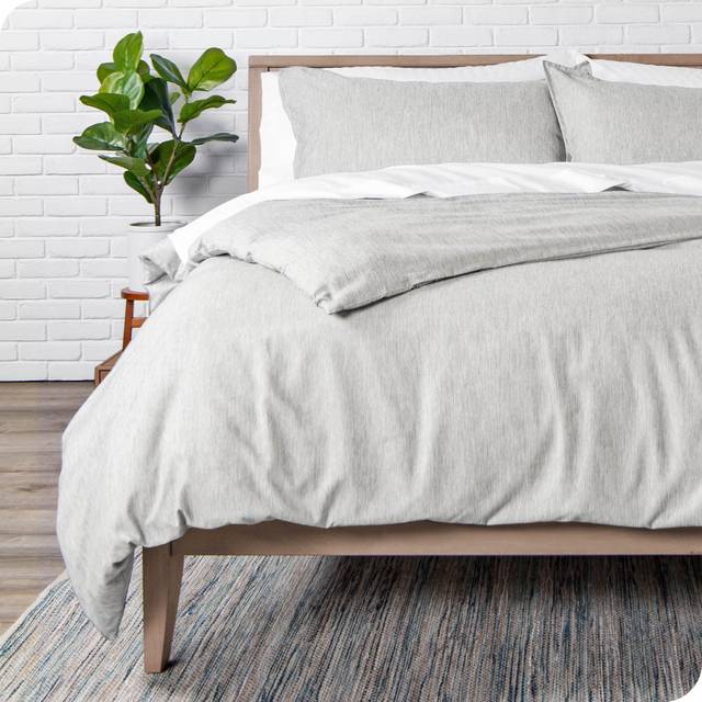 Bare Home Bedding Duvet Cover Oversized Queen Size - Premium 1800 Super Soft Duvet Covers Collection - Lightweight  Duvet Cover - Soft Textured Beddin