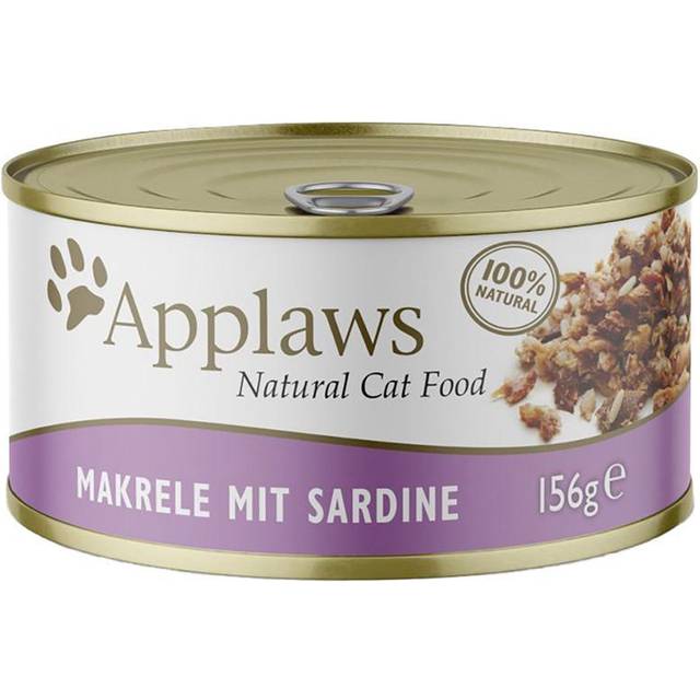 Applaws i buljong 6 x 156 g - Makrill & sardiner