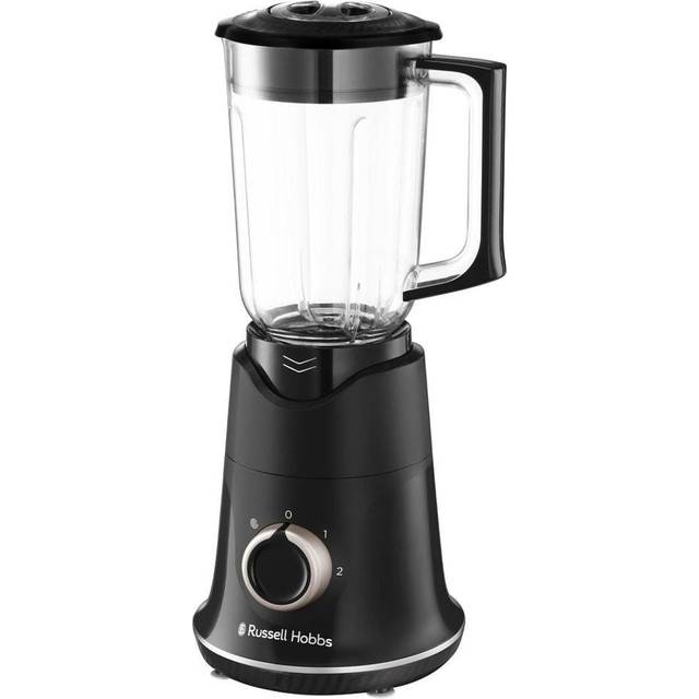 Russell Hobbs Blender [Blade Boost Technology för bättre blandningsresultat] 1,5 L BPA-fri plastkanna (pulsfunktion, rostfria stålblad, lock inklusive mätlock, diskmaskinsäker) Smoothies 26710-56