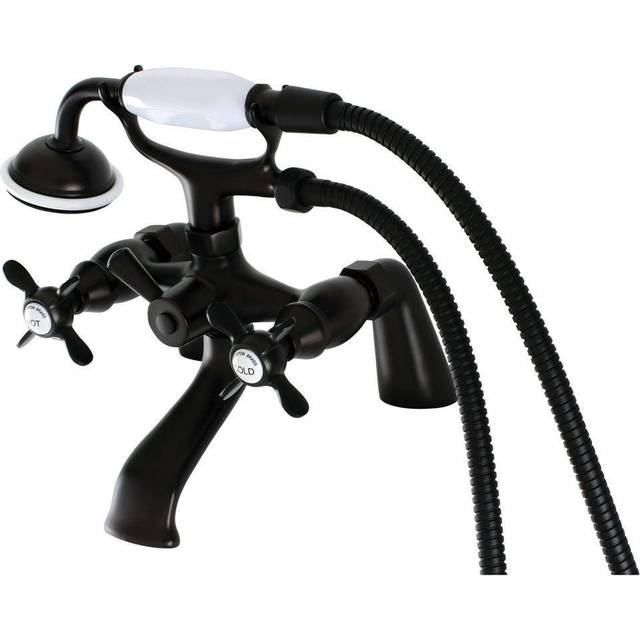 Kingston Brass KS287ORB Essex Clawfoot Tub Faucet with Hand Shower  Oi