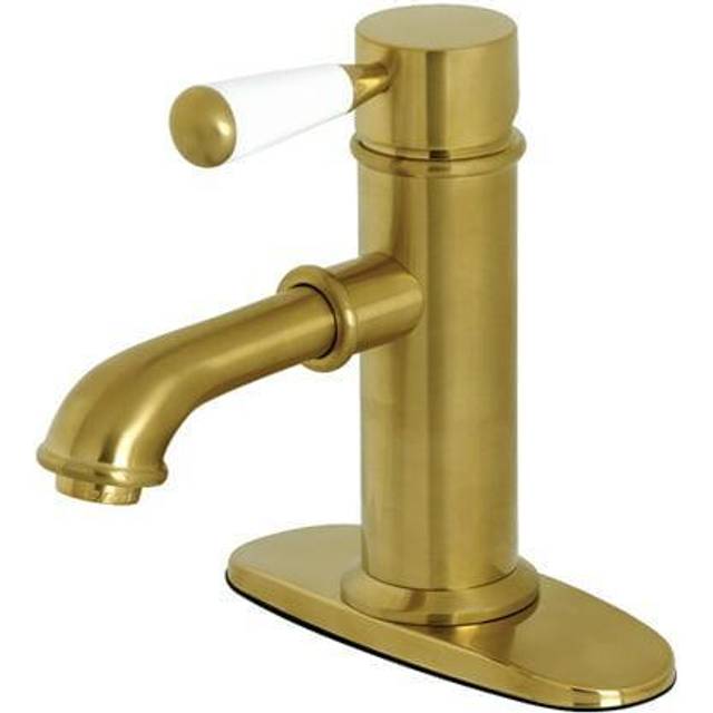Kingston Brass KS7417DPL Paris Single Porcelain Lever Handle Bathroom