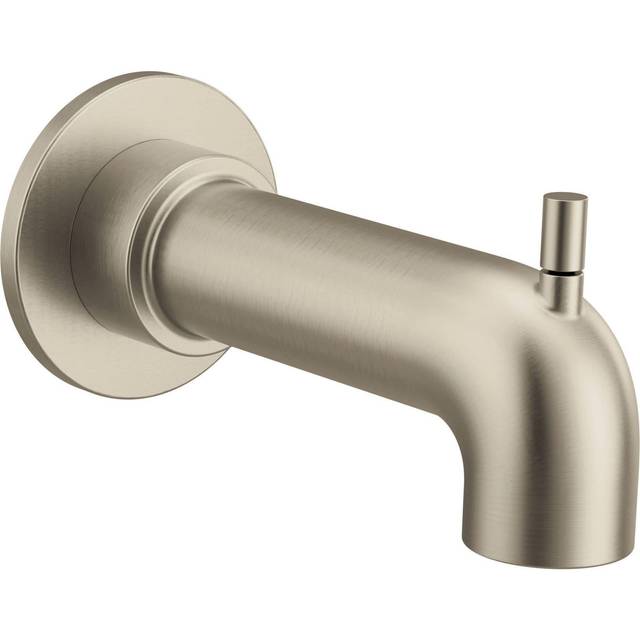Moen 3346BN CIA Diverter Tub Spout with Slip-fit CC Connection  Brushed Nickel