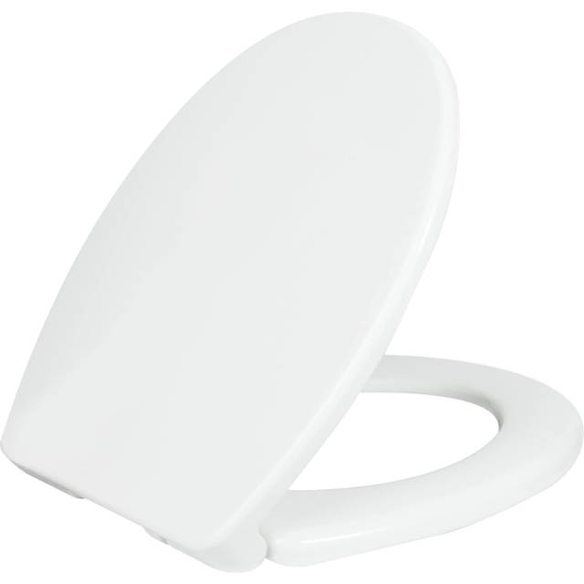 LUXE Bidet TS1008R Round Toilet seat, White