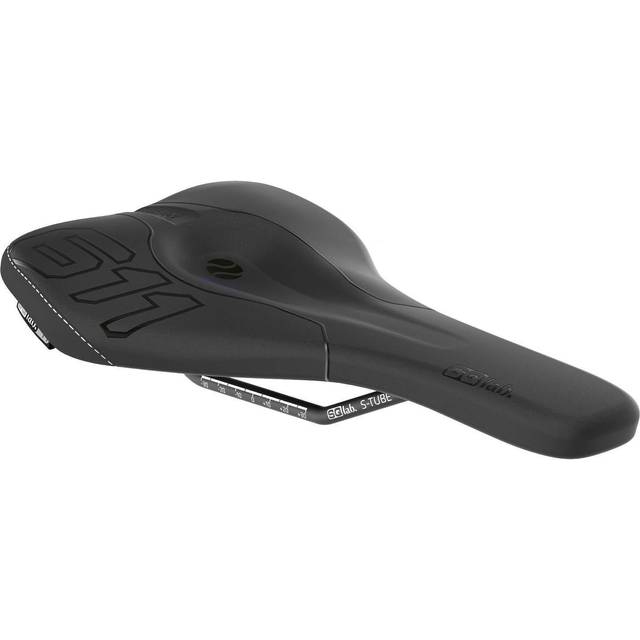 SQlab 611 Ergowave Saddle - 14cm - Black