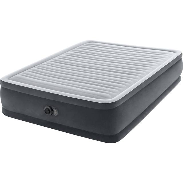 Intex 64414ND QUEEN COMFORT-PLUSH AIRBED Uppblåsbar säng (L x B x H) 203 x 152 x 46 cm Grå