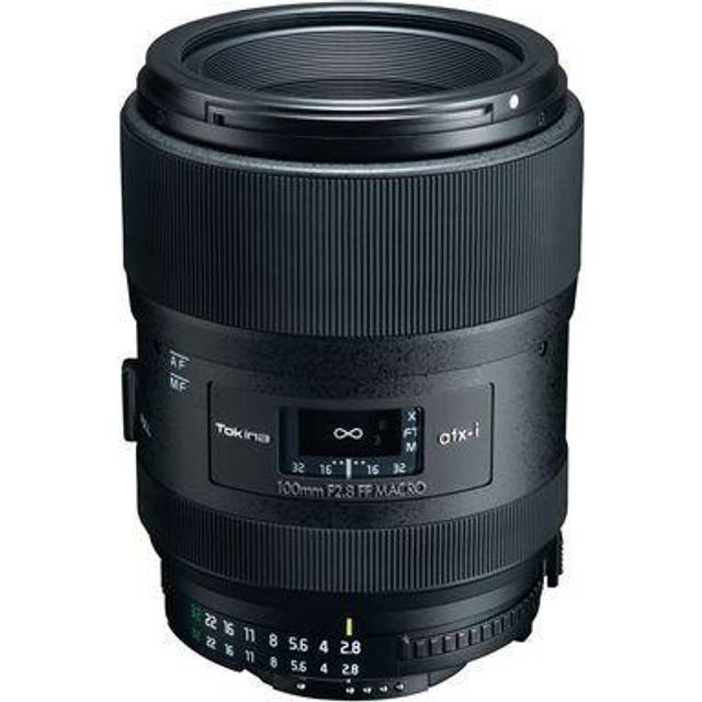 Tokina atx-i 100mm f/2.8 FF Macro Lens PLUS for Nikon F Mount Camera with Hood