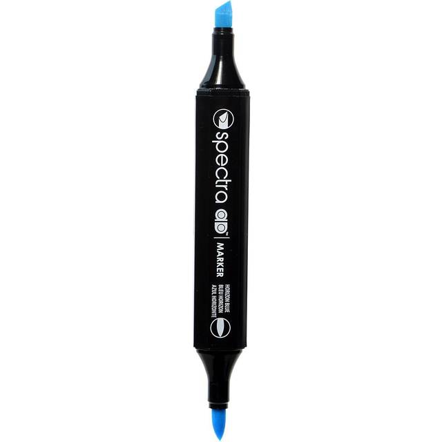 AD Marker Chartpak Spectra  Tri-Nib and Brush Dual-Tip  Horizon Blue  1 Each (S015AD)
