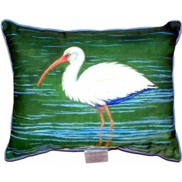 Betsy Drake ZP378 Dicks White Ibis Extra Large Zippered Pillow