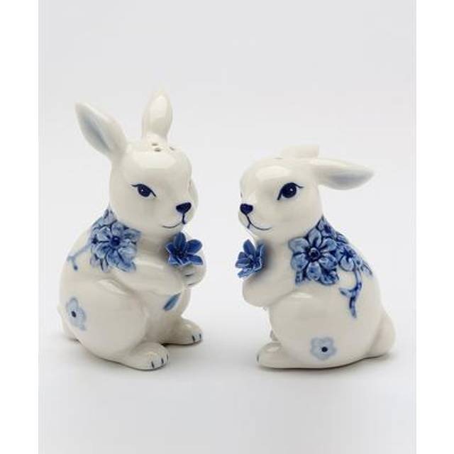 Cosmos Gifts 20907 Bunny Salt and Pepper Shaker  White