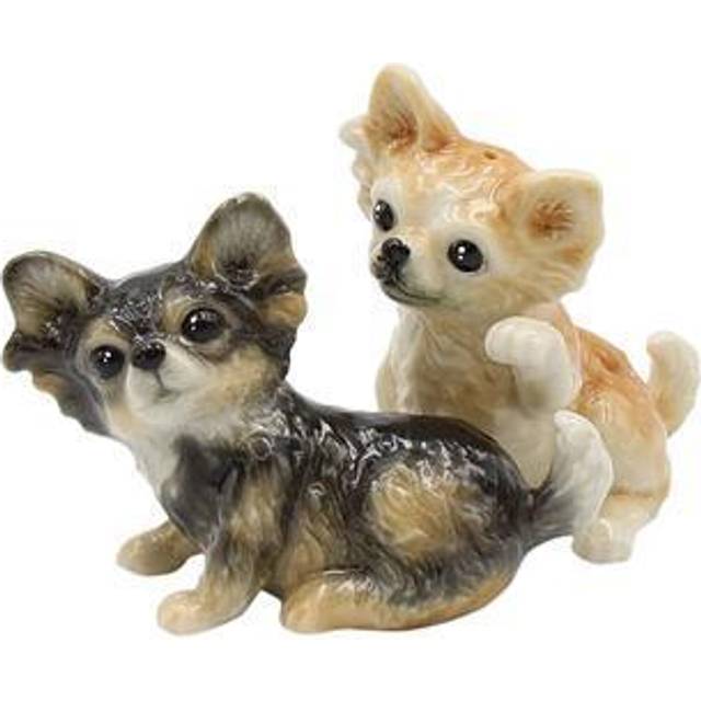 "Cosmos Gifts 20774 Fine Porcelain Chihuahua Dog Salt and Pepper Shakers Set  3-1/2"""""""" L"