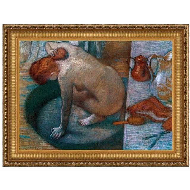 Le Tub Framed Canvas Replica Painting: Large