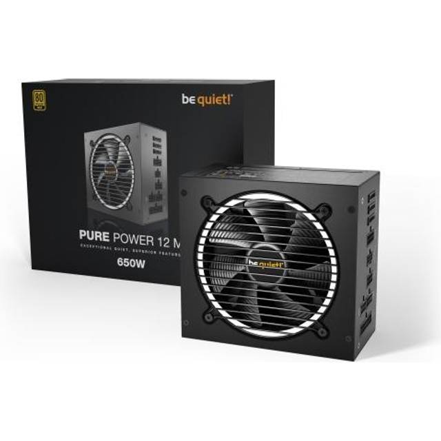 Be Quiet! Pure Power 12 M - 650w - 80Plus Gold