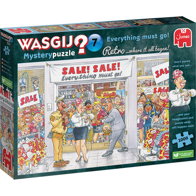Wasgij Retro Mystery 7 Everything Must Go! 1000 Piece Jigsaw Puzzle