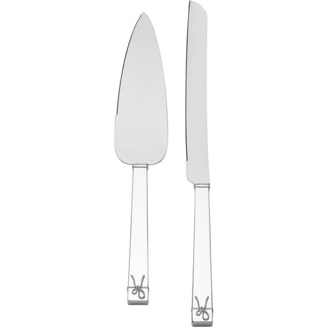 Vera Wang Love Knots Cake Knife and Server - SILVER