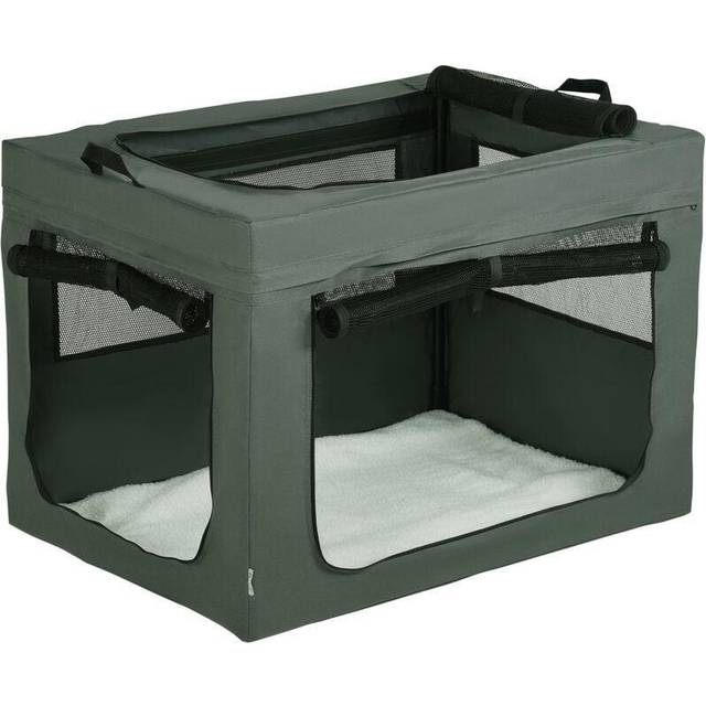 PawHut 90cm Soft Side Pet Carrier w/ Cushion - for Large Dogs - Grey | TJ Hughes