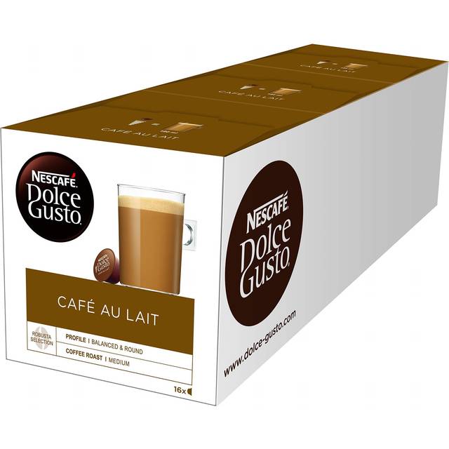 Coffee capsules set NESCAFÉ® Dolce Gusto® Café Au lait, 3 x 16 pcs.