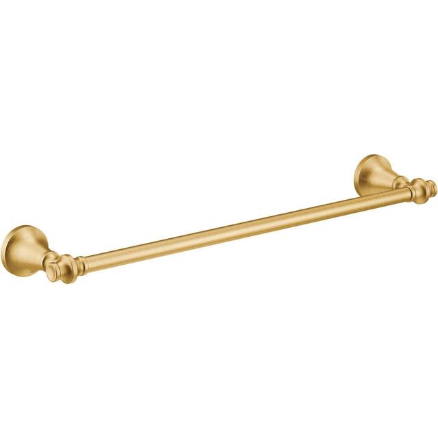 Moen YB0518BG Colinet Traditional 18-Inch Single -Towel Bar  Brushed Gold