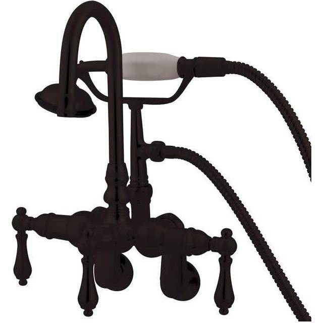 Kingston Brass CC301T5 Wall Mount Clawfoot Tub Filler with Hand Shower