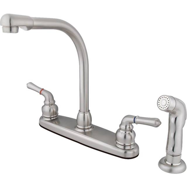 Kingston Brass KB758SP Magellan Centerset Kitchen Faucet  Brushed Nick