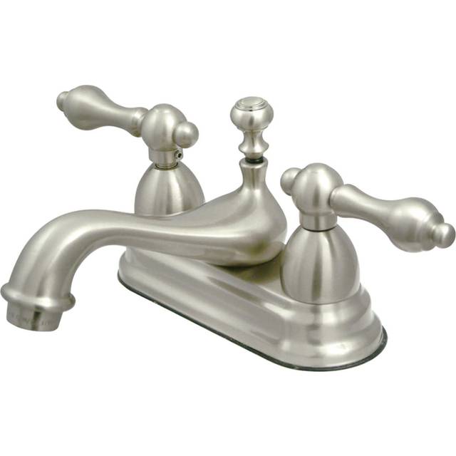 Kingston Brass KS3608AL 4 in. Centerset Bathroom Faucet  Brushed Nicke