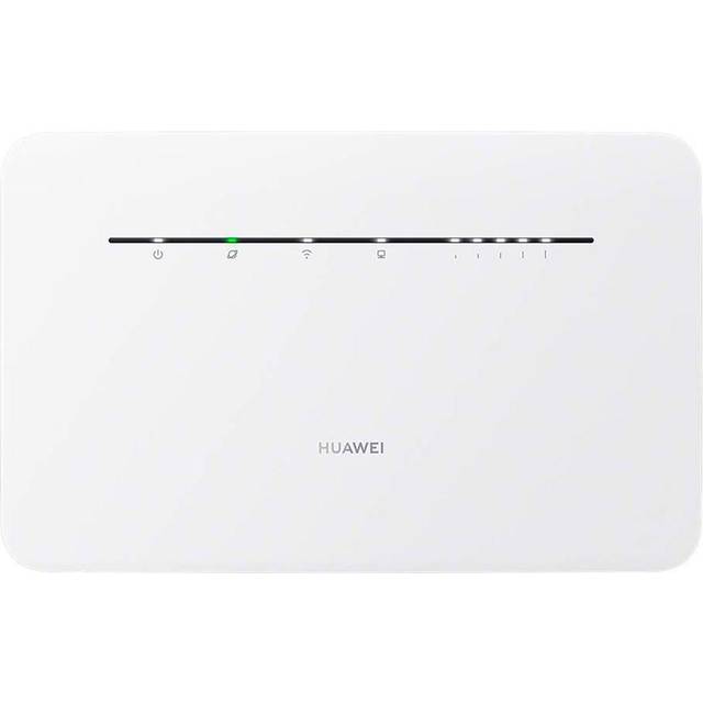 Huawei B535 4G LTE Router 3Pro (Cat.7, 4G LTE upp till 300 Mbit/s (Nedladdning), 100 Mbit/s (Uppladdning), WiFi 300Mbps (2.4GHz) + 867 Mbps (5GHz), 4x Gigabit LAN) Vit