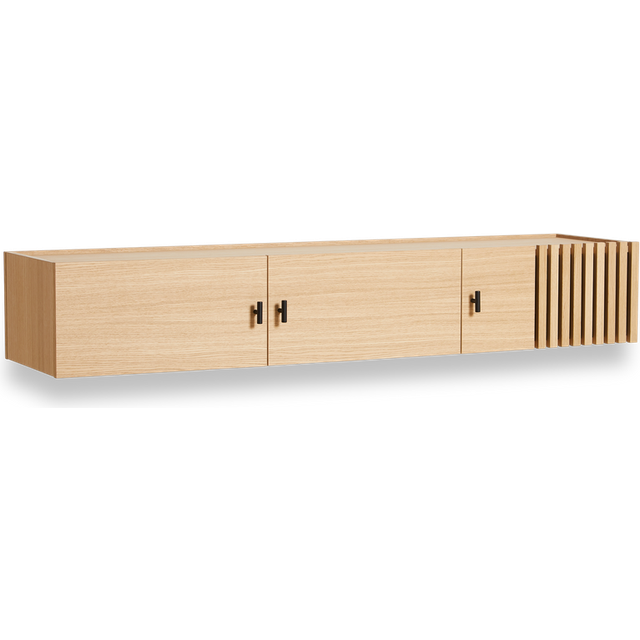 Woud - Array Sideboard Låg / Vägg 150 Cm - Svartmålad Ek
