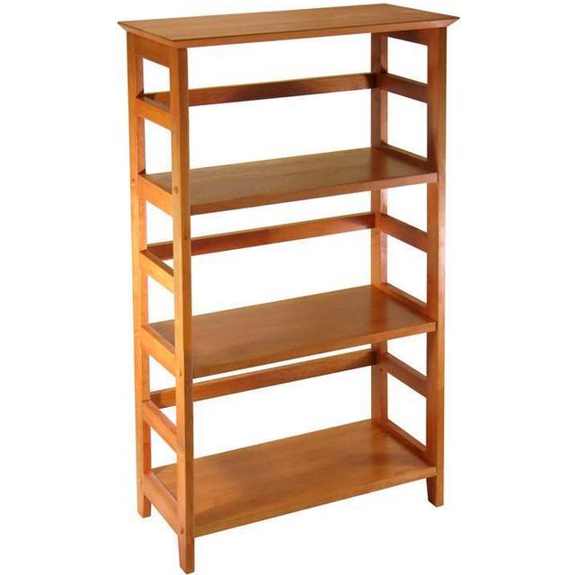 Winsome 99342 Honey Beechwood SHELFBOOK4-TIER