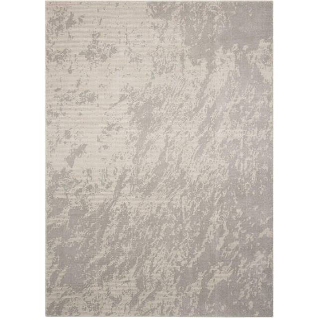 Montane Ivory & Grey Marble Effect Rug, 160 x 221cm