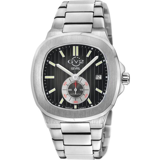 Potente 316L Stainless Steel Swiss Automatic ETA 2895 Watch - Charcoal - One Size