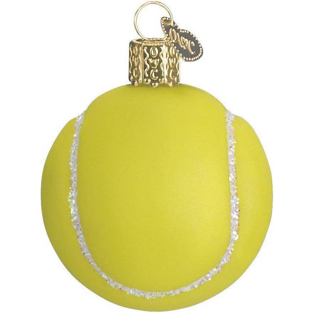 Old World Christmas 2020 Christmas Ornament Tennis Ball Glass Blown Ornament for Christmas Tree