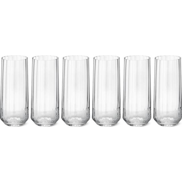 Georg Jensen - Bernadotte highballglas 6 pcs  - Glas - Clear glass - H16 x D6,2 cm