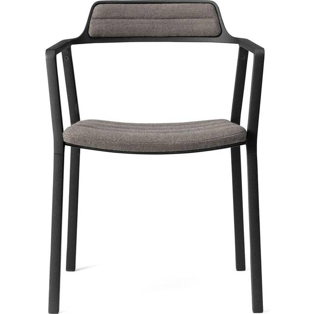 Vipp Vipp451 stol Black aluminium-black leather