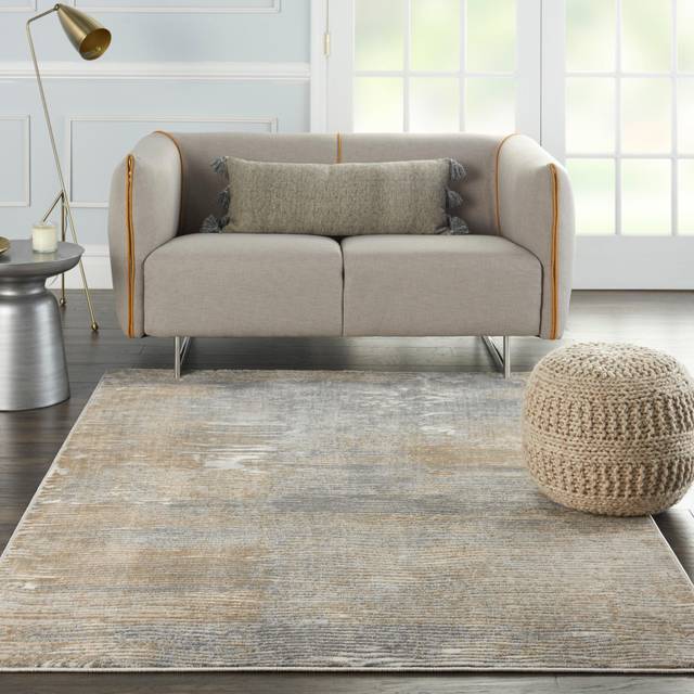 Nourison Solace Area Rug Grey/Beige 221 x 160 cm, Multi