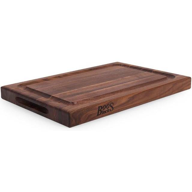 Boos Blocks Black Walnut Cutting Board 46x31x4 cm with Juice Groove - Walnut Wood