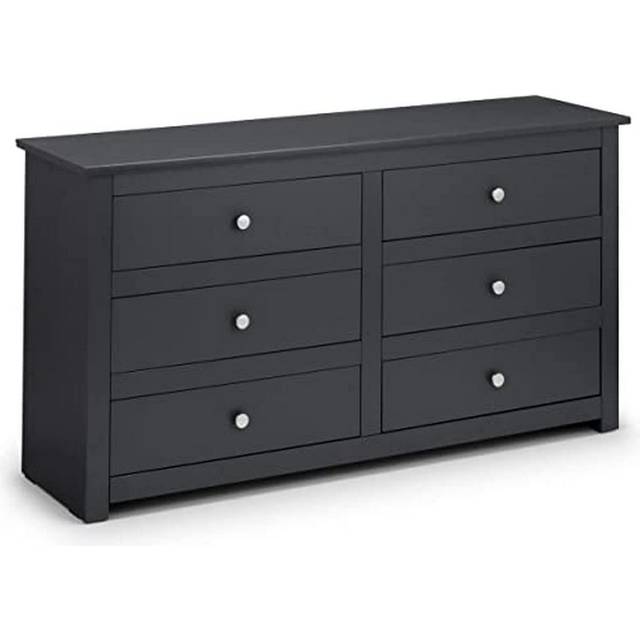 Julian Bowen Radley 6 Drawer Surf White Chest of Drawers - 6 Drawers