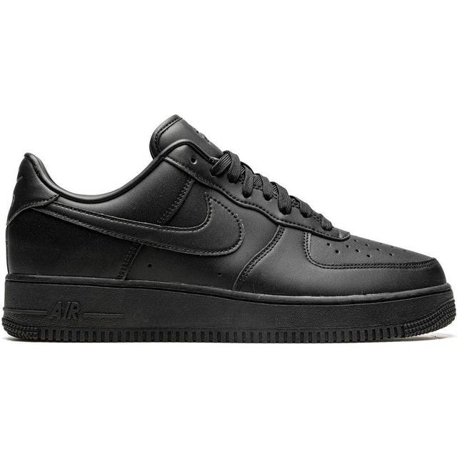 (4) Nike Air Force 1 07 Fresh Mens Fashion Trainers in Black Anthracite