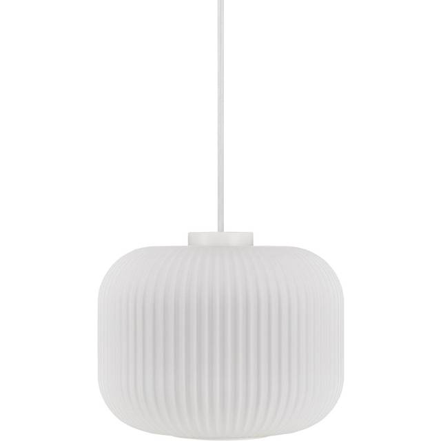 Nordlux Milford 30 Opal White Pendant Lamp - 23.5 x 30 x 23.5cm