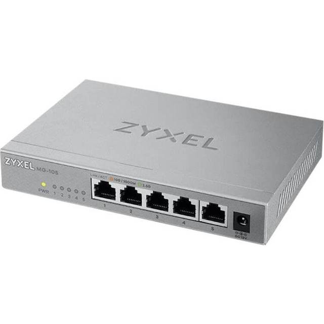 Zyxel MG-105 5 Ports Desktop 2,5G MultiGig unmanaged Switch