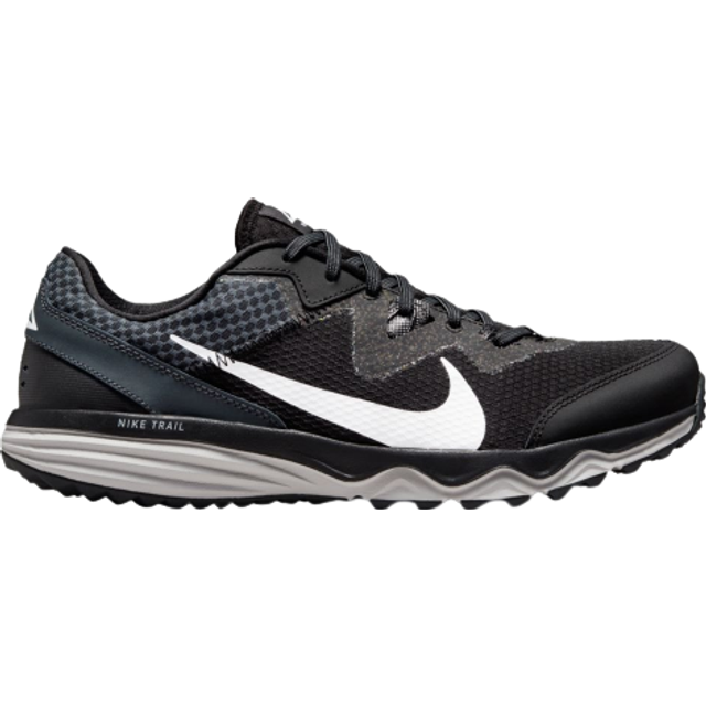 Nike Juniper Trail, löparskor för män, svart/vit, DK rök grågrå, 42 EU, Svart, vit, grå, 42 EU