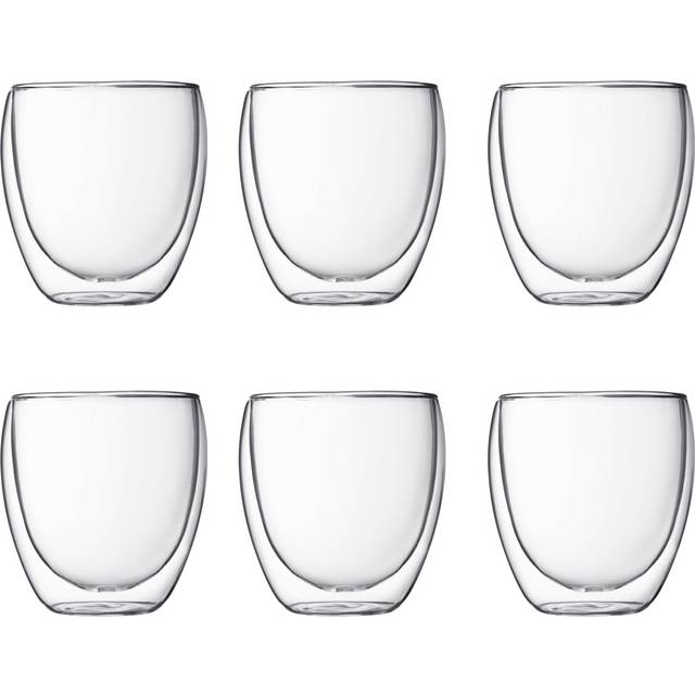 Bodum Pavina Outdoor dubbelväggigt plastglas 6-pack 25 cl - Transparent