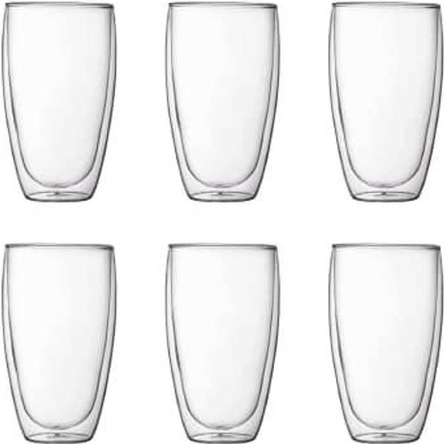 BODUM PAVINA Pack of 6 - 350ml Double Walled Thermo Glasses