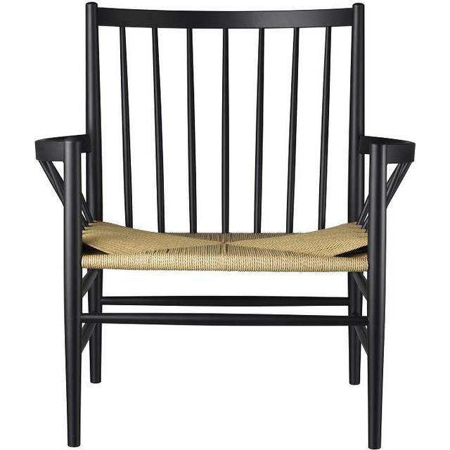 FDB Møbler J82 armchair Beech black painted-nature