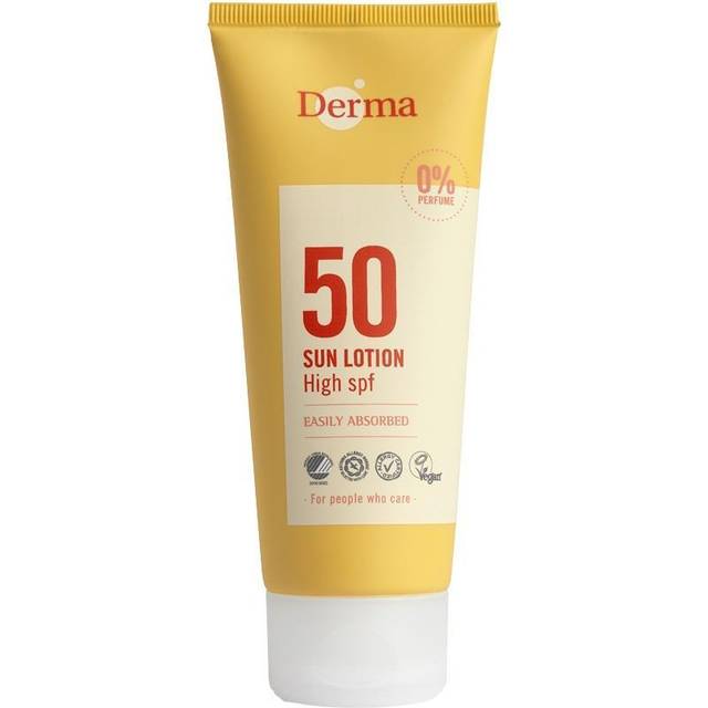 Derma Sun Lotion SPF50 100ml - Solcreme test - Dinskønhed.dk