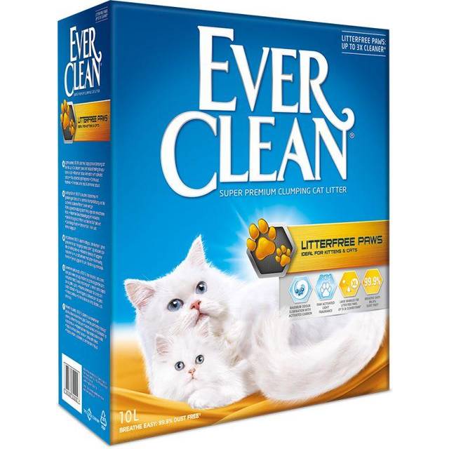 Ever Clean&#xAE; Litterfree Paws kattsand - Ekonomipack: 2 x 10 l