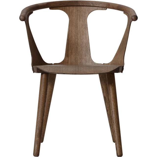 &Tradition - In Between SK1 Chair - Eiche geräuchert geölt/BxTxH 58x54x77cm/Furnier formgepresst/Filzgleiter - smoked oiled oak (77.0 x 58.0 x 54.0cm)