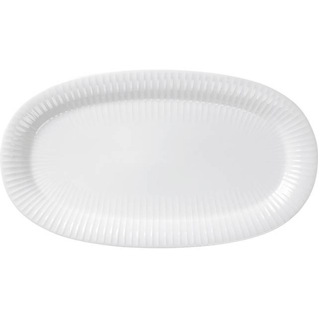 Kähler Hammershøi serveringsfat oval 40x22,5 cm Vit