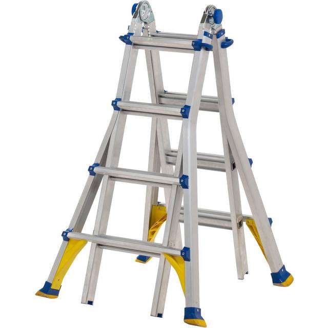 Werner 4X4 Mt Ladder, Silver