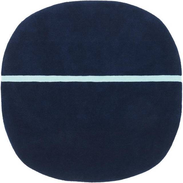 Normann Copenhagen - Oona Carpet - Mattor - Blue / 140x140 - 140 X 140 cm