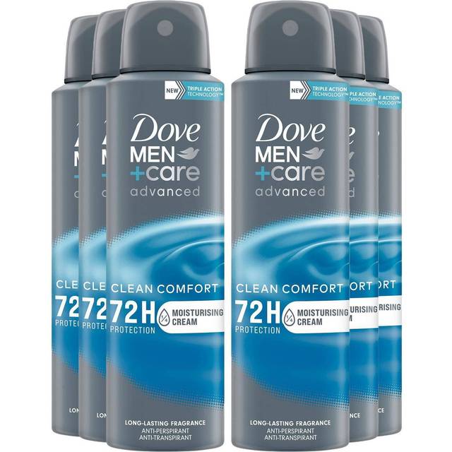 (Buy 6 - Clean Comfort) Dove Men+Care Advanced Antiperspirant Deodorant