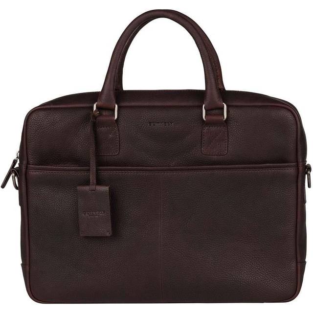 Burkely Antique Avery Briefcase dark brown